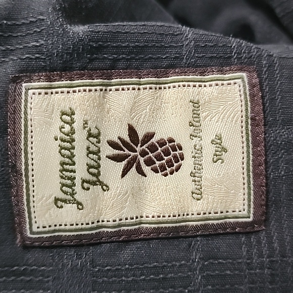 Jamaica Jaxx Authentic Island Style Short Sleeve Button Down Shirt - Picture 8 of 10